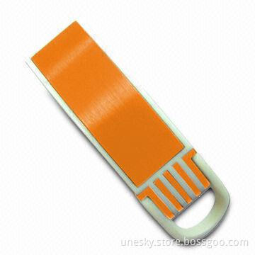 USB Flash Drive with 32MB to 16GB Flash Memory Capacities, Supports USB 1.1 and 2.0 Interfaces